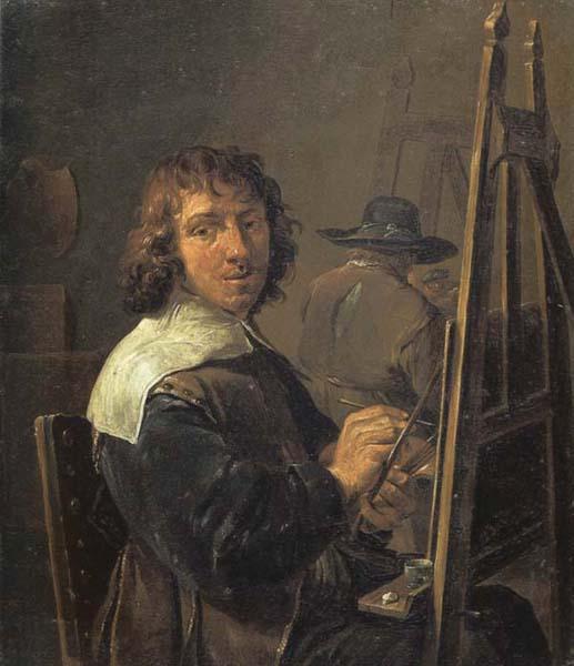 David Teniers Self-Portrait:The Painter in his Studio oil painting picture